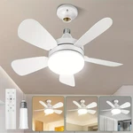 Socket Ceiling Fans With Lights And Remote Dimmable Led. Fixed Price $15.95.