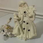 Lincolnshire Santa Ceramic Night Light, Warm White Plug-in Corded, Indoor. Fixed Price $20.00.