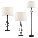 Lite Source LS-836863PK Yaella 3-PACK Lamp Set. Fixed Price $173.99.