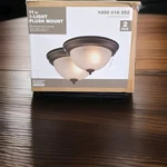 11.2 1-LIGHT Flush Mount Ceiling Pack Oil-rubbed Bronze Tea Glass. Fixed Price $23.59.