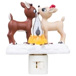 Roman Rudolph The Red Nosed Reindeer Night Light Flickering Flame 5 1/4 Inch. Fixed Price $37.45.