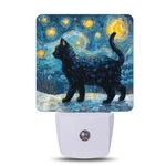 Starry Cat Light, Plug-into Wall Nightlight Lamp With Dusk Daw.... Fixed Price $18.59.