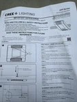 Cree Lighting Silver CPY-250 Canopy Led CPY250-C-8L-40K7-F-UL-DM-SV-10V. Fixed Price $300.00.