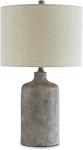 Linus 25" Modern Ceramic Table Lamp With Elegant Natural Stone Finish. Fixed Price $109.99.