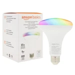 Amazon Basics Smart BR30 Led Light Bulb Color Changing 65W Equivalent 800LM. Fixed Price $16.00.
