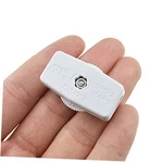 Hahiyo 3A 125V Inline Rotary Cord Switch Adjustable Double Pole WHITE-1P. Fixed Price $18.75.