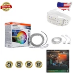 New Sylvania Mosaic Led Light Expansion - 4FT Rgb+w Strips, Flexible, Indoor Use. Fixed Price $49.99.
