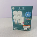 Lot 4 Ge Led Light Bulb Color Timer Remote 9.5W 60W A19 93130032 800 Lum New. Fixed Price $29.99.