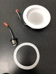 Nora NOXTW-431WW Onyx 4" Adjustable Led Recessed Trim White. Fixed Price $23.85.
