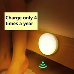1PC Motion Sensor Night Light: Wireless Led Lamp For Bedroom, Closet, Stairs. Fixed Price $11.29.