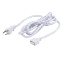 Csl Creative Systems Lighting PL-96WT 8FT Cord & Plug White Quicklink FE-1. Fixed Price $11.99.