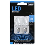Feit Electric Accent Blue Night Light Bulb - BPC7/B/LEDG2/2. Fixed Price $8.99.