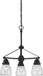 Nuvo 60-5546 Laurel 3 Light 21.5" Chandelier With Clear Seeded Glass Bronze. Fixed Price $155.99.