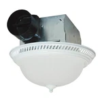 Decorative White 70 Cfm Bathroom Exhaust Fan With Light And Frosted Lens. Fixed Price $137.74.