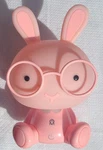 Cartoon Rabbit Table Lamp Animal Night Light Baby Kids Bedroom No Cord. Fixed Price $12.99.