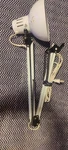 Vintage Mcm Underwriters Lab White And Black Swing Arm Desk Lamp - Mid Century. Fixed Price $23.75.