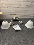 Nuvo Lighting 60/3265 Empire 14-7/8"W Bathroom Vanity Nickel. Fixed Price $65.00.