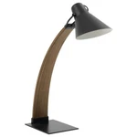 Lumisource Table Lamp, Walnut, Black Ls-noahwl-bk. Fixed Price $80.00.