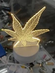 Hemp Leaf Night Light - Brand New 420 Marijuana Usb Lamp Free Gift. Fixed Price $36.36.