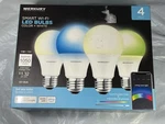 Merkury Innovations Smart Wi-fi Led Bulbs Color + White 4 Pack Brand New. Fixed Price $37.95.
