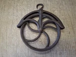 Vintage Cast Iron Well Pulley 10" Wheel Antique Barn Farm Steampunk Decor. Fixed Price $89.99.