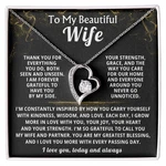 To My Beautiful Wife - You Are Greatest Blessing, And Love More With Ev. Fixed Price $70.19.