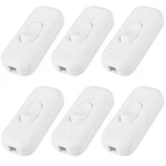Dweii 6PCS Inline Cord Switch,ac 250V 6A On/off Lamp Control Appliance White. Fixed Price $22.99.