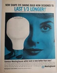 Westinghouse Light Bulb Print Ad 1962 Ephemera Wall Art Decor New Shape. Fixed Price $17.99.