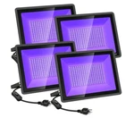 Yanycn Pack 400W Led Black Light Flood Outdoor With Plug & Switch IP66. Fixed Price $149.00.