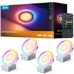 Smart Recessed Lighting 4 Inch Rgbic Led Dimmable 900LM Pack Govee K-6500K Alexa. Fixed Price $179.99.