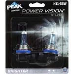 Peak H11-55WPVS-2BPP Automotive Bulb Power Vision Silver Halogen Headlights. Fixed Price $27.00.
