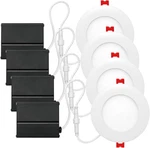 91119 Ultra Slim 4-PACK Led Recessed Lighting Kit, Dimmable. Fixed Price $193.99.