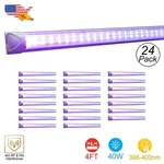 24PACK Uv Led Blacklight Fixture 4FT 40W Ultraviolet Lamp Ceiling Tube. Fixed Price $399.98.