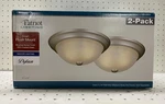 Patriot Lighting Dylan Flush Mount Ceiling 2 Pack 13" Nickel Frosted Glass. Fixed Price $36.95.
