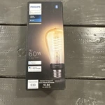 Philips 551788 Hue White Filament ST19 Bluetooth Smart Led Bulb - Amber. Fixed Price $24.99.