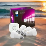 Philips Hue E26 75W Equivalent Dimmable Led Smart Light Bulb Starter Kit 563296. Fixed Price $119.99.