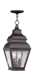 Livex Lighting 2604-07 Exeter 8 Inch Bronze Outdoor Pendant Lantern. Fixed Price $367.92.