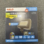 Halo Led Slim Flood Light 11400 Lumens, Dust To Dawn Metal Construction *new*. Fixed Price $99.00.