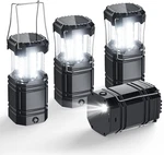 Solar Camping Lantern 4PK Emergency Power Outage Led Light Usb Rechargeable. Fixed Price $37.85.