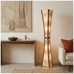 Eangee Hour Glass Natural Giant Tower Floor Lamp. Fixed Price $578.00.