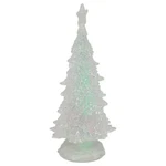 Spinning Curved Branches Tri Color Led 12 Inch Acrylic Holiday Tree. Fixed Price $36.43.
