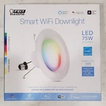Feit Electric Smart Recessed Downlight 5 & 6" 120V 11.1W Rgbw Led. Fixed Price $12.99.