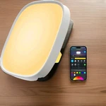 Govee Smart Ceiling Light, Rgbic Led Square Fixture H60A4. Fixed Price $63.99.