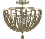 Capital 4795TZ Lowell Semi Flush, 3-LIGHT 180 Total Watts, Tuscan Bronze. Fixed Price $159.25.