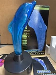 Lumisource Dolphin Mini-electra Plasma Lightning Art Lamp Blue 12 Unused?. Fixed Price $29.99.