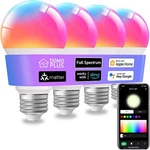 Domo Plus Smart Wifi Changing Dimmable Bulbs (4-PACK, Multicolor). Fixed Price $12.99.