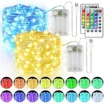 33FT 100LED Fairy Lights Battery Operated, 2 Pack 16.5FT Color Changing St.... Fixed Price $26.83.
