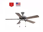 52 " Hampton Bay Trice In. Gunmetal Ceiling Fan. Fixed Price $138.00.