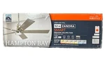 Hampton Bay Zandra 52" Led Brushed Nickel Ceiling Fan W/ Light Kit, Remote. Fixed Price $124.99.