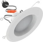 Ultra Bright 150W Led Recessed 6 In. Wafer Downlight Cct Dimmable Bulb. Fixed Price $18.02.